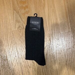 J. Crew Classic Black Dress Socks